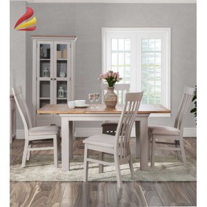 Lyon Painted 140cm Extending Dining Set 